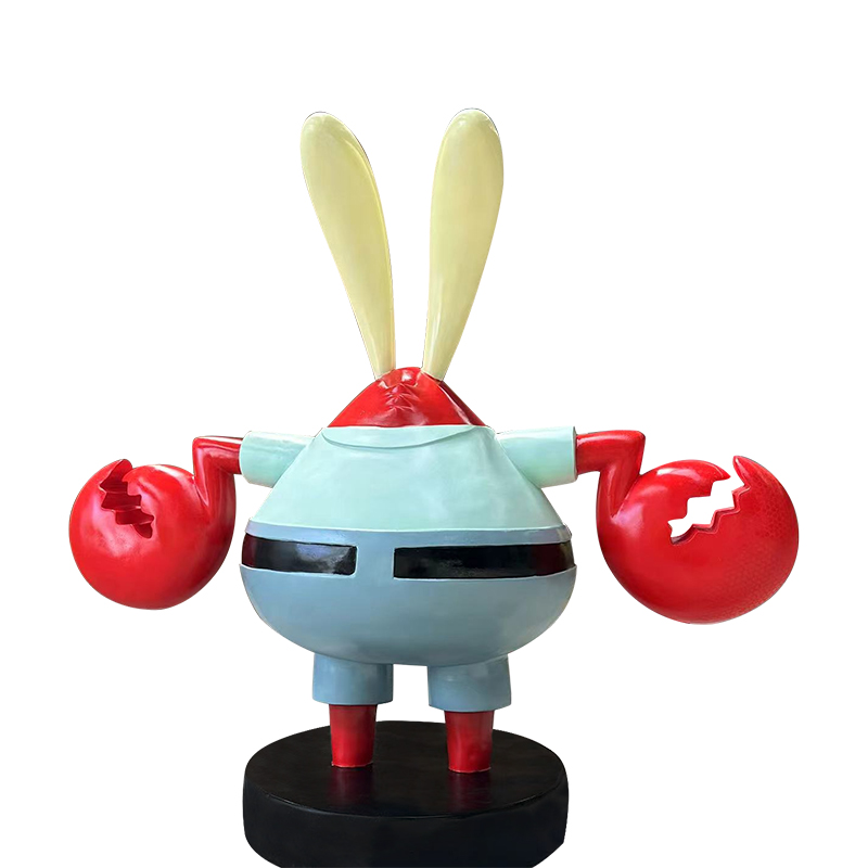 Pán Krabs socha zberateľná figurína spongebob pre fanúšikov a domáci dekor Pán Krabs socha zberateľná figurína spongebob pre fanúšikov a domáci dekor